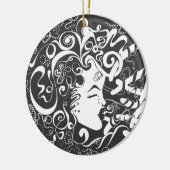 Groei en Harmonie Keramisch Ornament (Links)