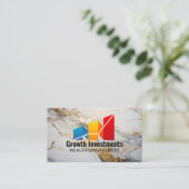 Groei Grafiek Grafiek | Financieel Visitekaartje (Staand voorkant)