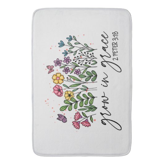 Groei in Grace Badmat (Voorkant Verticaal)