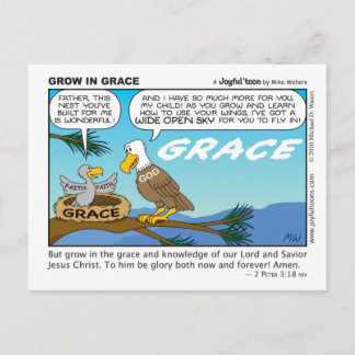 Groei in Grace briefkaart