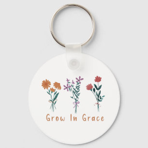 Groei in Grace Christelijke Sleutelhanger
