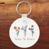 Groei in Grace Christelijke Sleutelhanger (Voorkant)