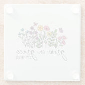 Groei in Grace Glazen Onderzetter (Achterkant)