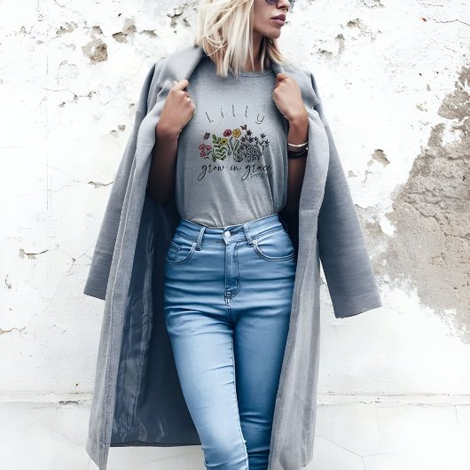 Groei in Grace met Verse 2 Peter 3:18 T-shirt