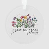 Groei in Grace Ornament (achterkant)