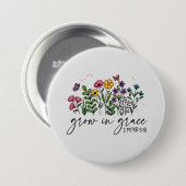 Groei in Grace Ronde Button 7,6 Cm (Voorkant /achterkant)