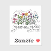Groei in Grace Sticker (Vel)