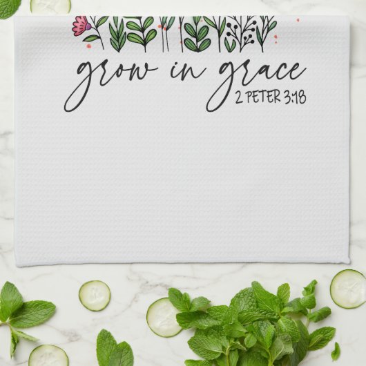 Groei in Grace Theedoek (Gevouwen)