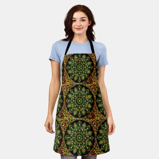 Groei in Harmony Apron Schort (Gedragen)
