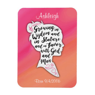 Groei in Wisdom en Favor Magnet Magneet