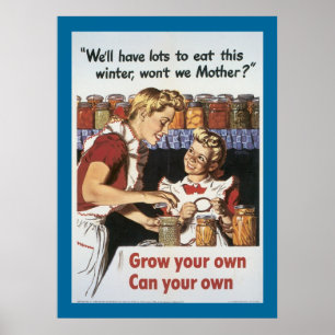 Groei je eigen, kan je je eigen poster