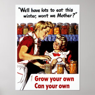 Groei je eigen, kan je je eigen poster