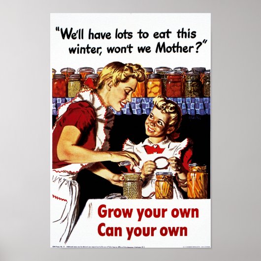 Groei je eigen — kan je je eigen poster (Voorkant)