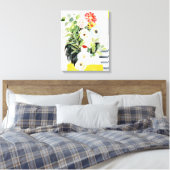 Groei je eigen weg canvas afdruk (Insitu (Slaapkamer))