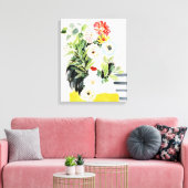 Groei je eigen weg canvas afdruk (Insitu (Woonkamer))