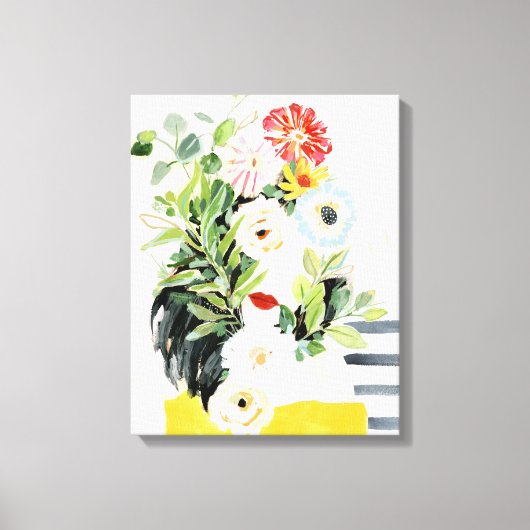 Groei je eigen weg canvas afdruk (Voorkant)