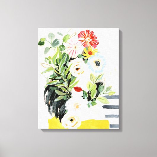 Groei je eigen weg canvas afdruk (Voorkant)