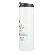 Groei je geest Boho Wildflower en boek Thermosbeker (Geroteerd rechts)