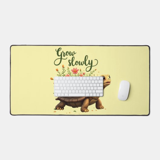 Groei langzaam Desk Mat (Keyboard & Muis)
