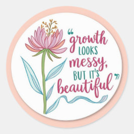 Groei lijkt rommelige Stickers