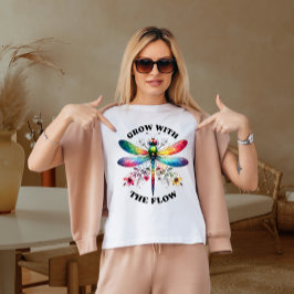 Groei met de stroom t-shirt