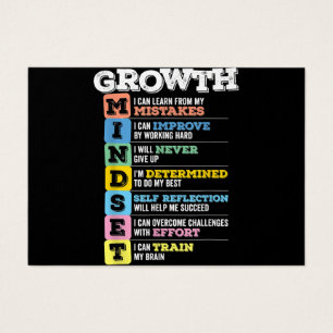 Groei Mindset Classroom Brain Motivation Entrepre Visitekaartje
