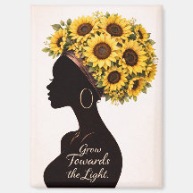 Groei Naar het Licht Zonnebloem Magneet