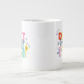 Groei niet op, het is een val extra grote beker (Voorkant)