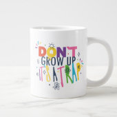 Groei niet op, het is een val extra grote beker (Rechts)