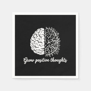 Groei positieve gedachten - Inspirerend Servet