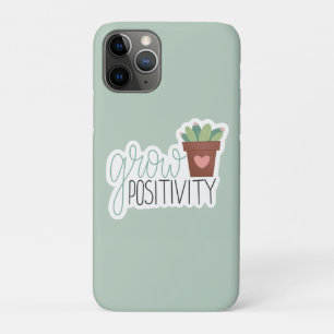 Groei Positiviteit - Inspiratief Calligrafie Ontwe iPhone 11 Pro Hoesje