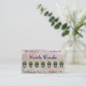 Groei uw bedrijf visitekaartje (Staand voorkant)