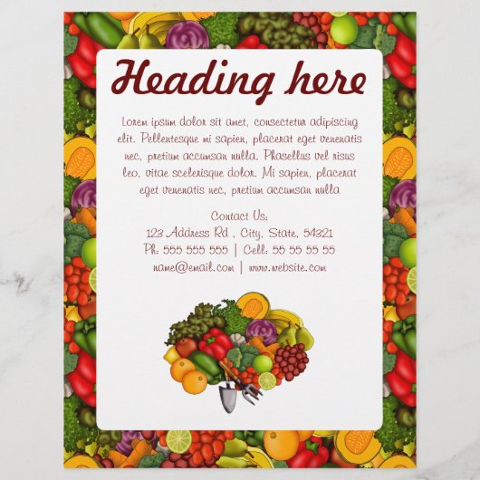 Groei uw eigen, aanpasbare flyer (Achterkant)