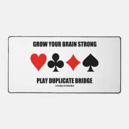 Groei uw sterke Spel Dubbele Brug van het Spel Bureaumat
