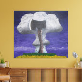 Groei van agressie Fantasy Abstract Canvas Afdruk (Insitu (Woonkamer))