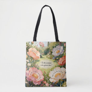 Groeide Liefde: Botanische Moeder Tote Draagtas