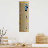 Groeidiagram - Dog Cat and Boy Dolls Poster (Keuken)