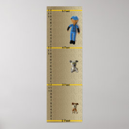 Groeidiagram - Dog Cat and Boy Dolls Poster