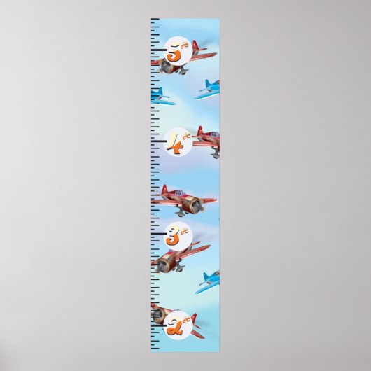 Groeidiagram met bi-Vliegtuig Poster (Voorkant)