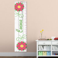 Groeidiagrammen voor kinderen - Warm Flowers