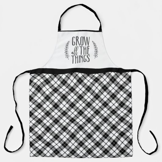 Groeien Alle dingen Grappige Tuinier's Schort (Voorkant)