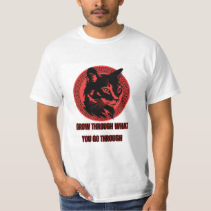 Groeien door wat je doormaakt" – Inspirerend T-shirt