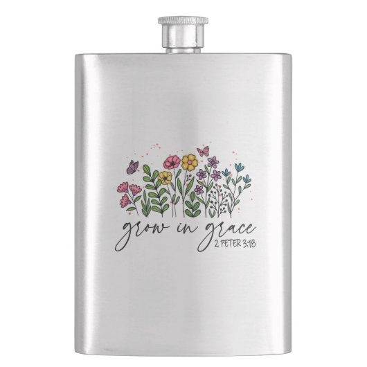 Groeien in Grace – Levendig Bloemen Inspirerend Flacon (Voorkant)