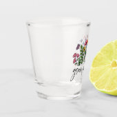 Groeien in Grace – Levendig Bloemen Inspirerend Shot Glas (Links)