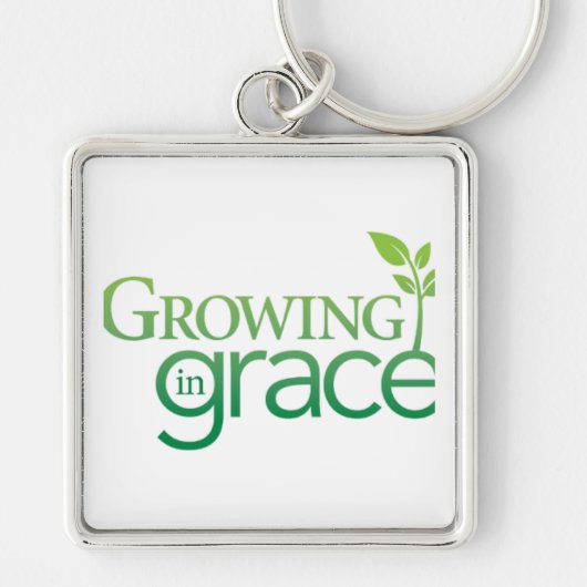 Groeien in Grace Sleutelhanger (Voorkant)