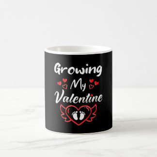 Groeien van mijn Valentijn - Schattigee zwangersch Koffiemok