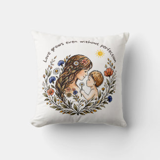 Groeiend met Liefde – Mama & Baby ❤️ Kussen