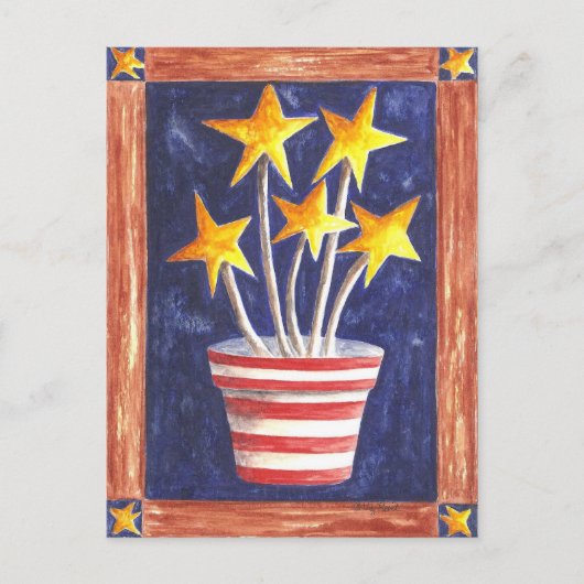 Groeiend patriottisme briefkaart (Voorkant)