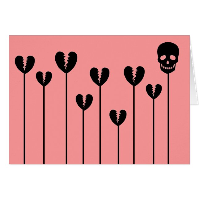 Groeiende gebroken harten (Voorkant Horizontaal)