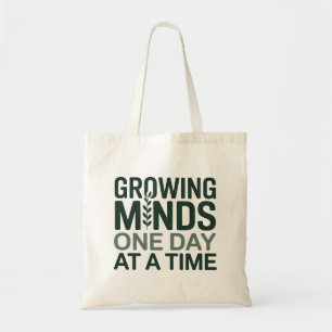 Groeiende Geesten, Één Dag per Keer Onderwijs Gift Tote Bag